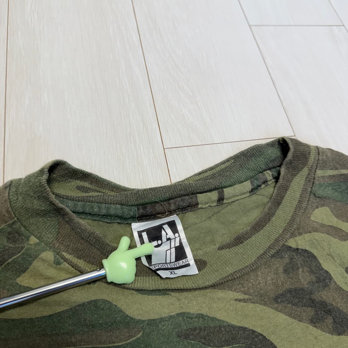 90s Vintage Greenwood Camo T Shirt 상품이미지3