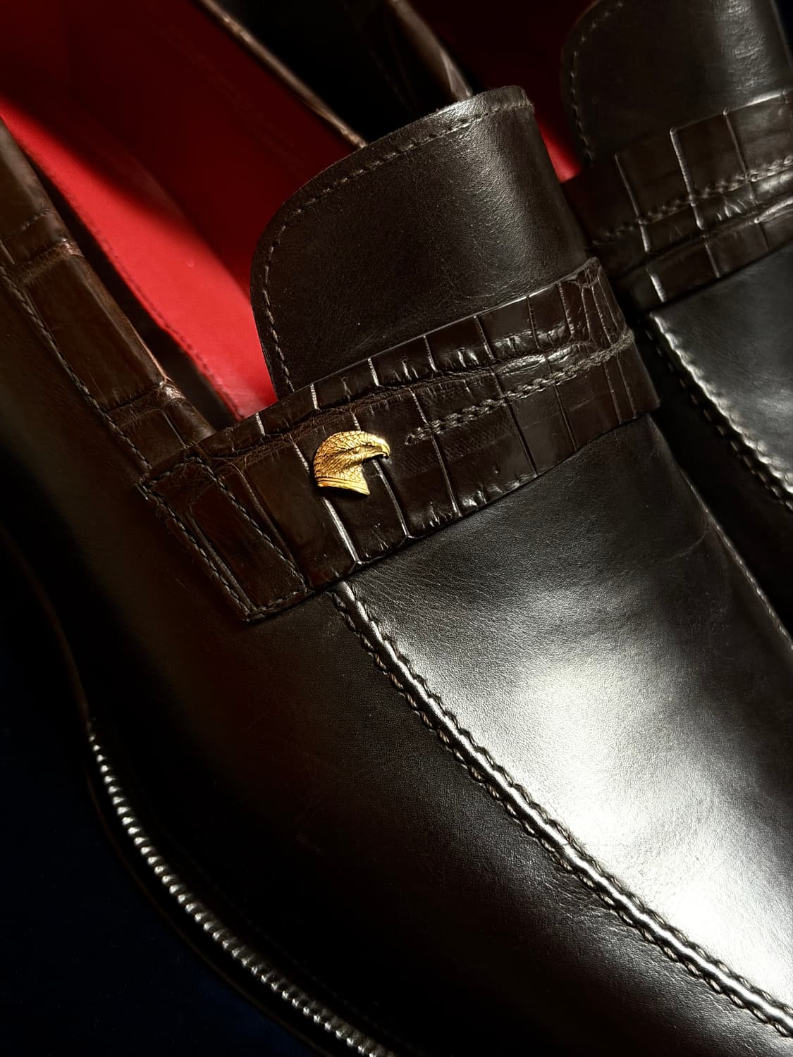 (새상품,강추👍)스테파노리치 악어가죽 로퍼 상품이미지3