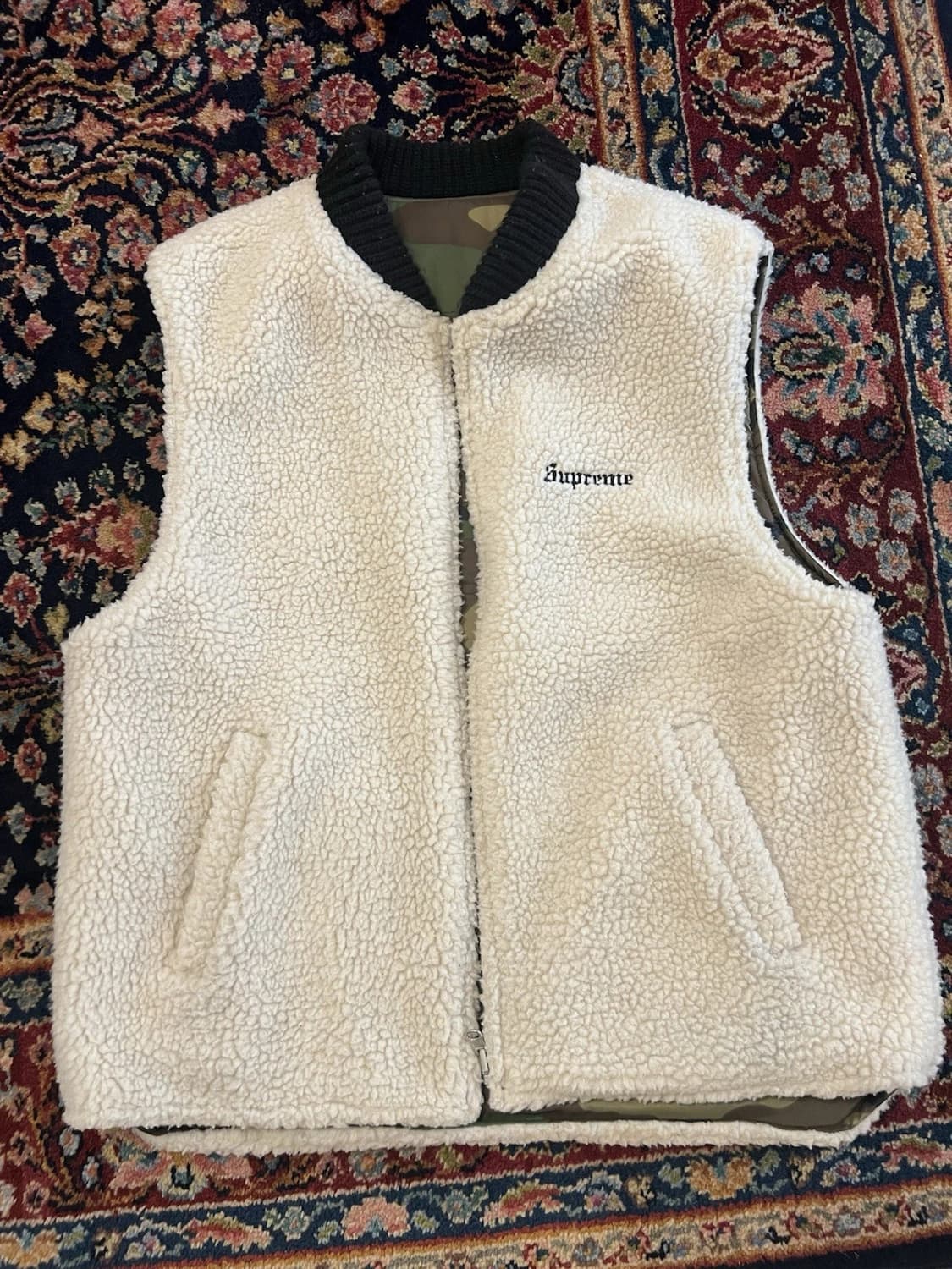 슈프림 쉐르파 플리스 리버시블 워크 베스트 상품이미지1