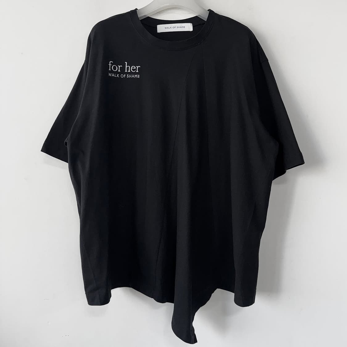 워크오브쉐임 WOS 레터링 티셔츠 상품이미지2