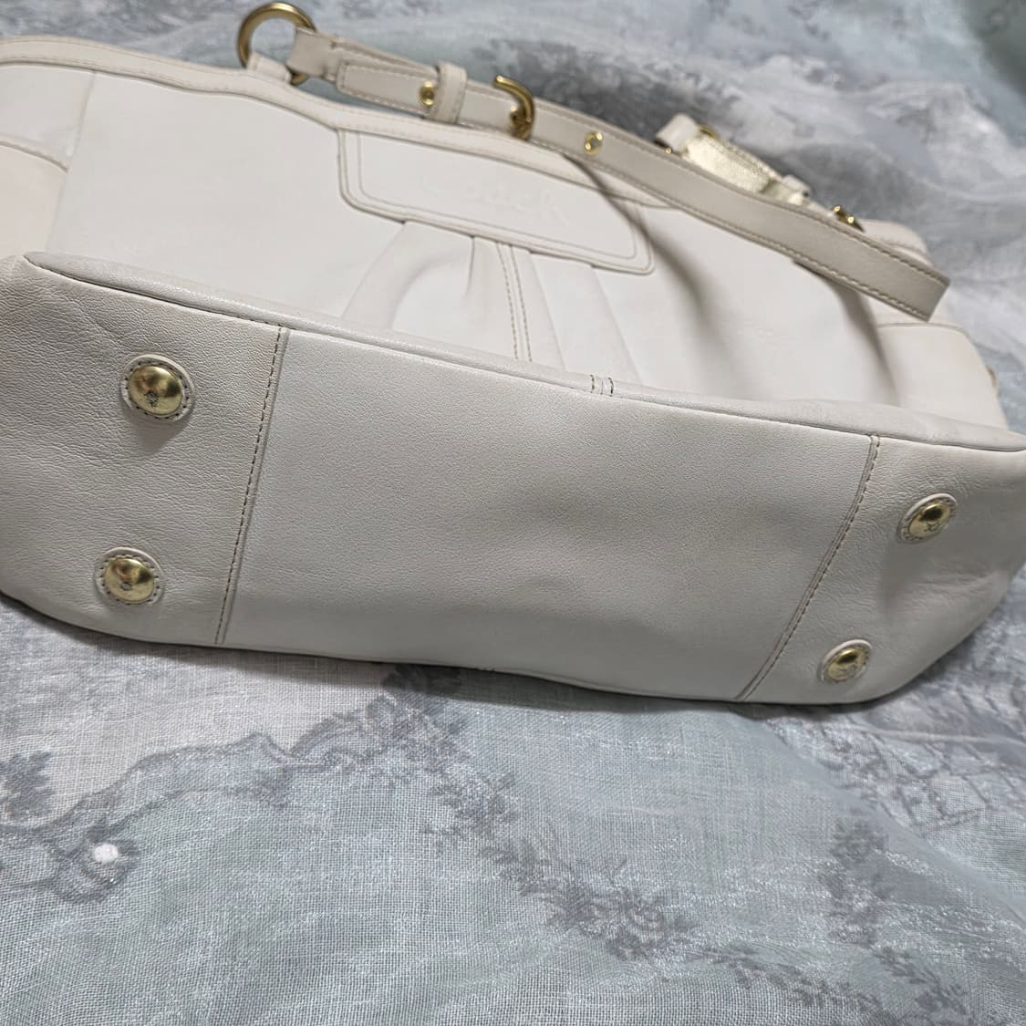 빈티지 코치 Coach 레더 숄더백 y2k 오네갸루 상품이미지7