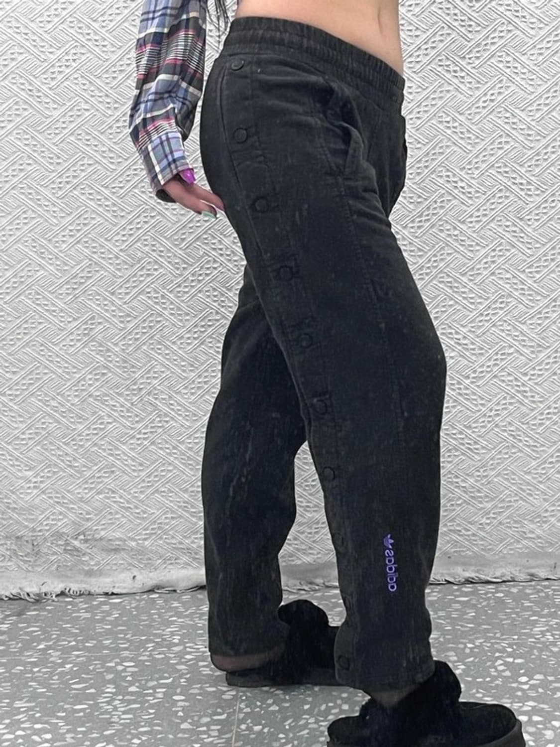 아디다스 아디브레이크 사이드 버튼 트랙 스웻팬츠 XS C07032 상품이미지2