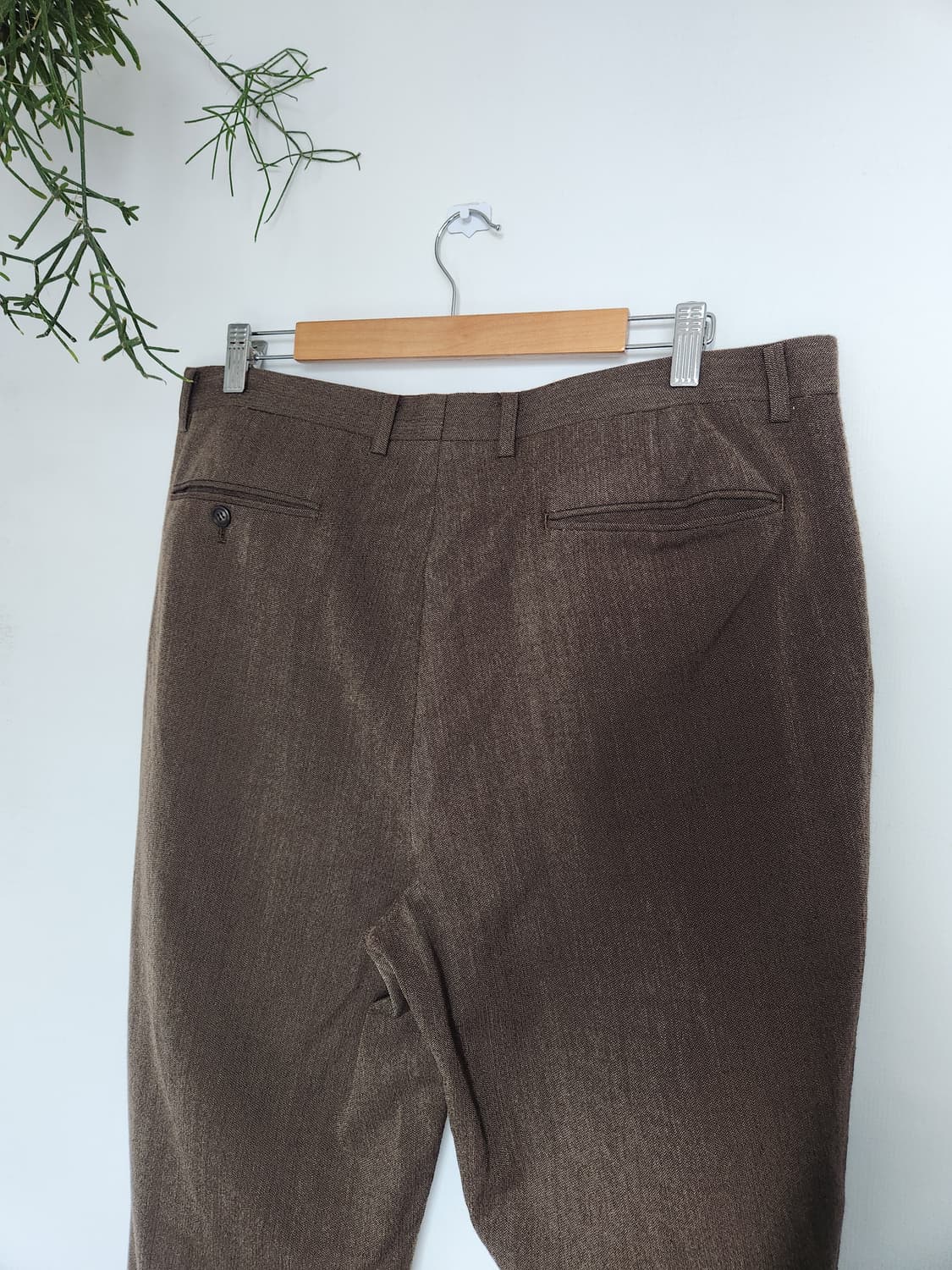 00s 일본 테일러 수트 울 헤링본 팬츠 상품이미지5