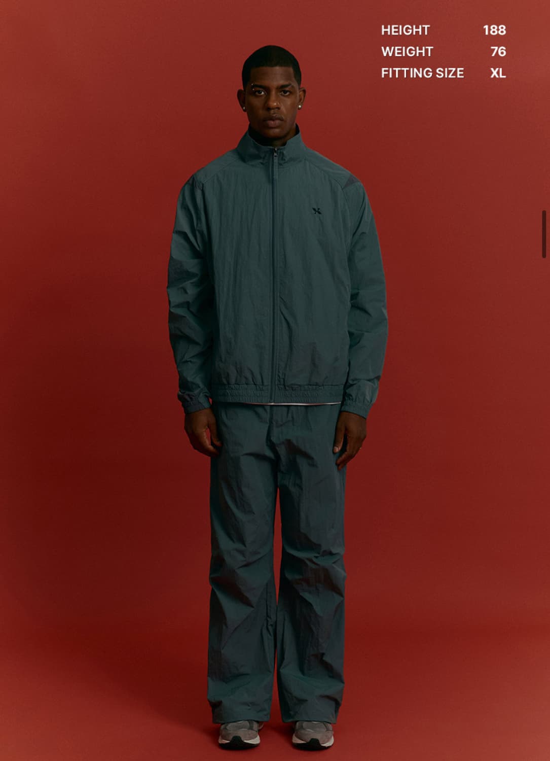 엠페브 심볼 트랙 바람막이 판매 새상품 상품이미지1