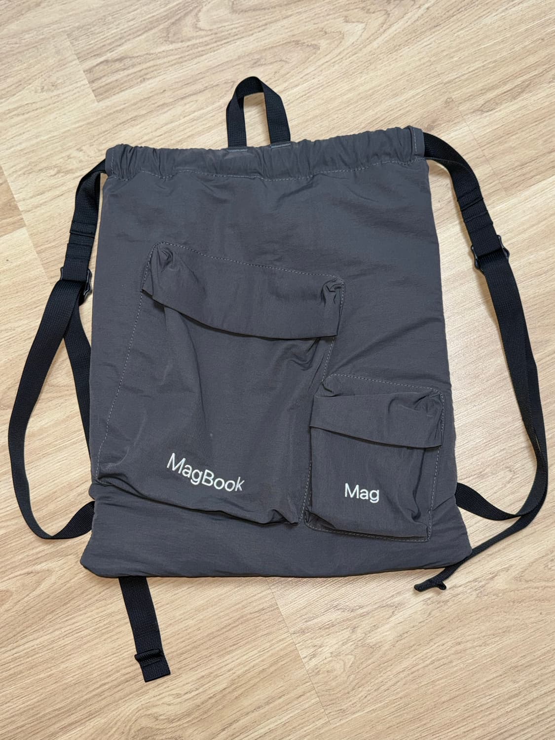 SamePaper Amateur 스트링 백팩 차콜 상품이미지2