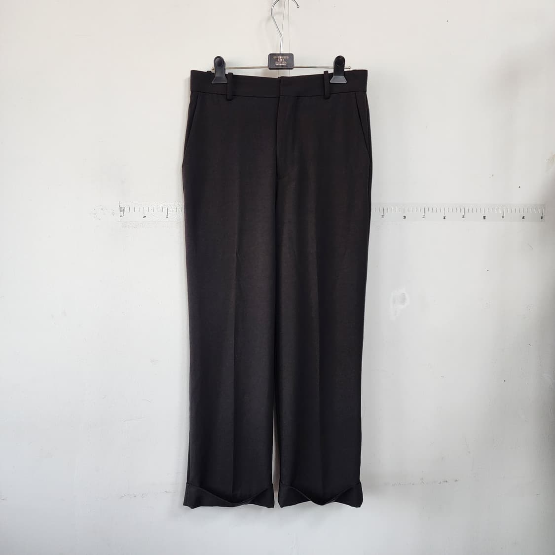 막스마라 검정색 롤업 바지 슬랙스 상품이미지1