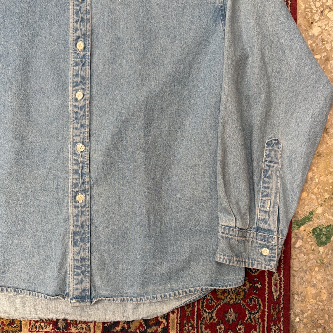 디스이즈네버뎃 데님 셔츠 [ 100-105 ] 상품이미지3