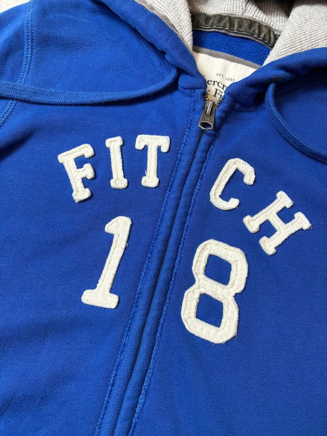 아베크롬비 00's Y2K 자수 로고 후드 집업 PN7410 상품이미지3