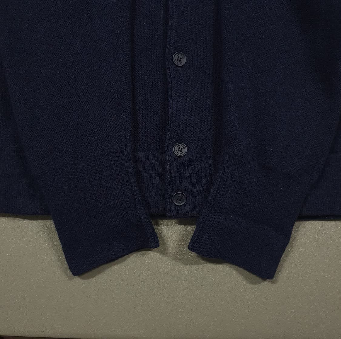 110 (2XL) 라코스테 신형 21FW 남성 링스 와이넥 니트 가디건 상품이미지6