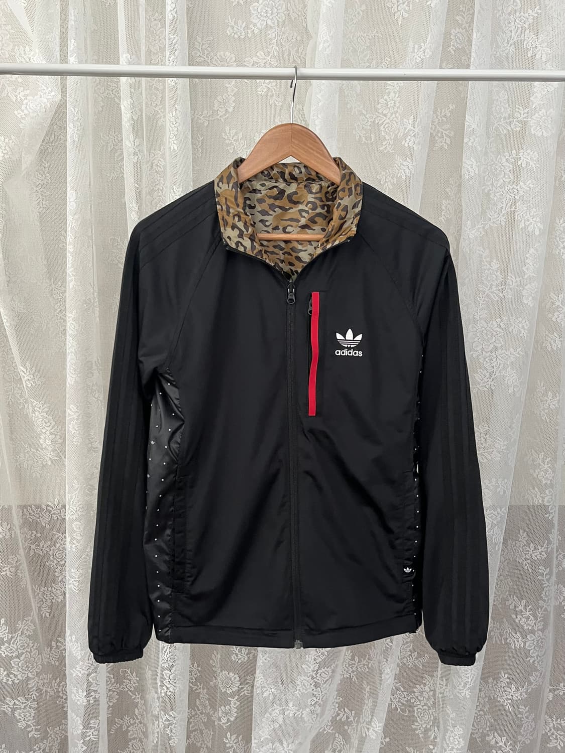 90) 아디다스 리버시블 레오파드 트랙 자켓 상품이미지3