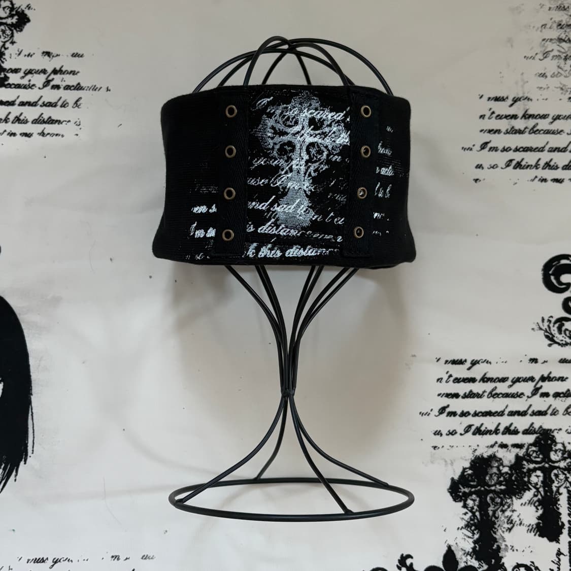 사화룸 메이드 헤어밴드 & 도트 리본 비니  상품이미지1