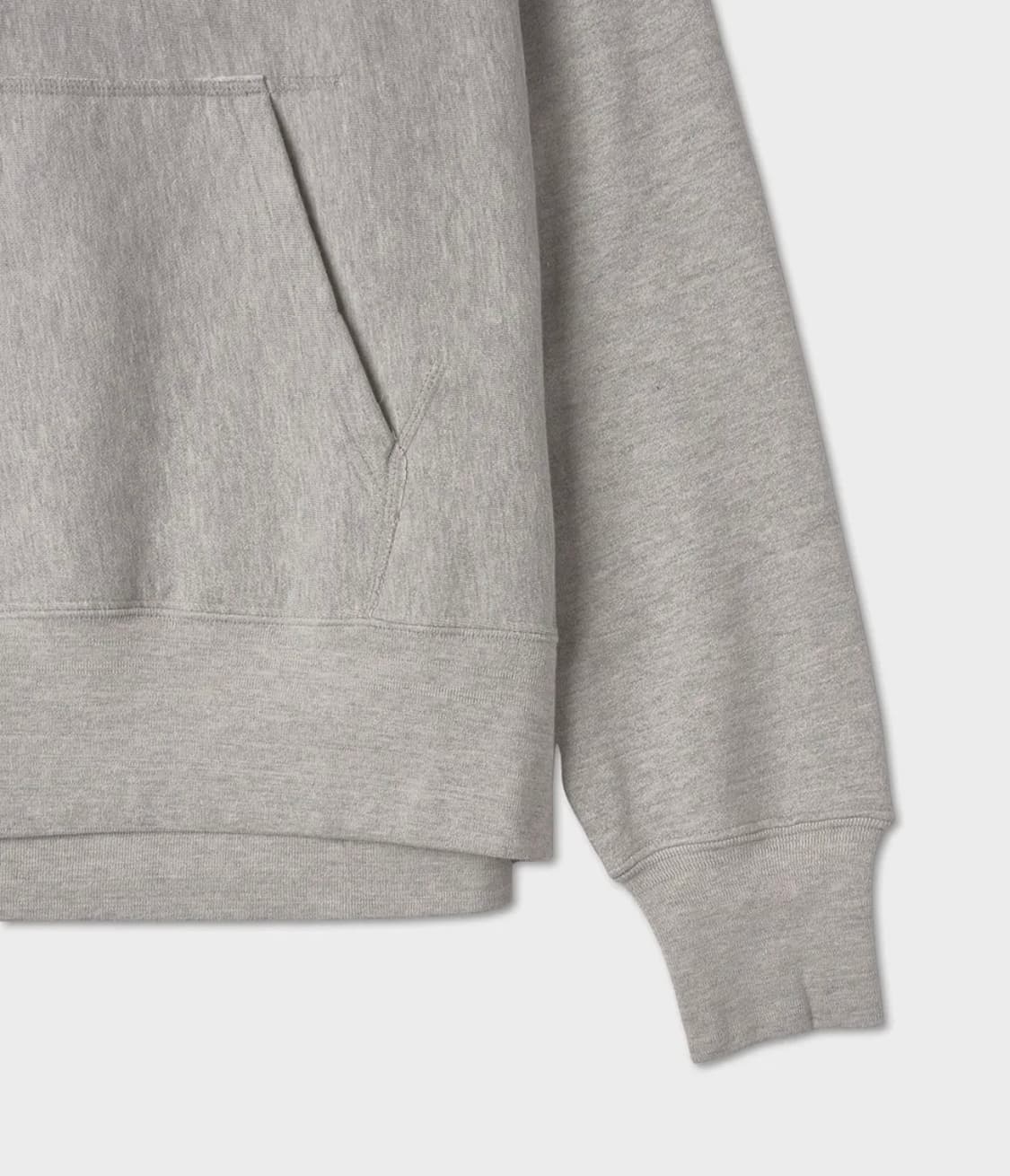 엔지니어드 가먼츠 래글런 후디 헤비 플리스 그레이 상품이미지3