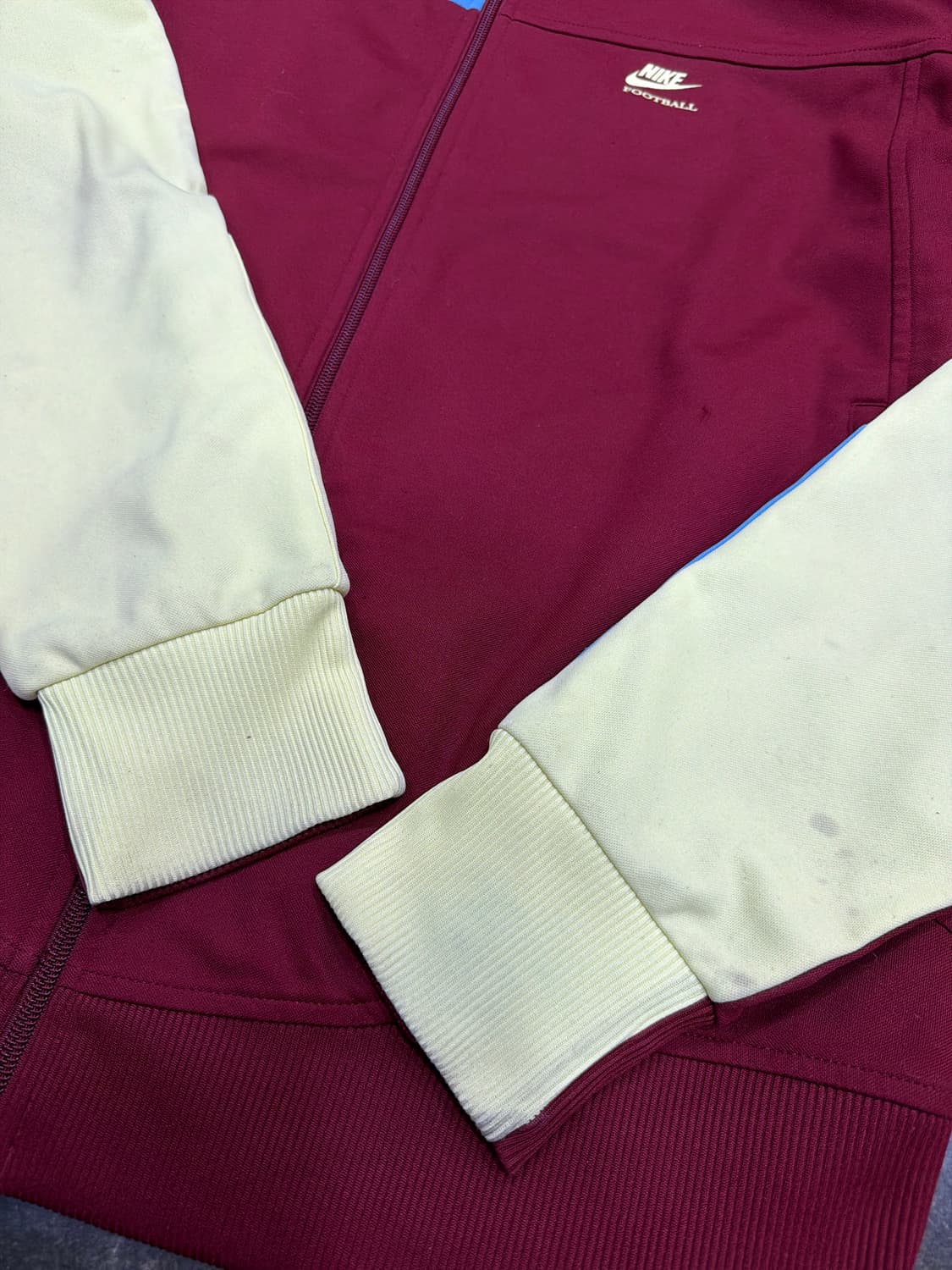 나이키 올드스쿨 메트로폴리탄 풋볼져지 트랙탑 버건디 XXL 상품이미지6