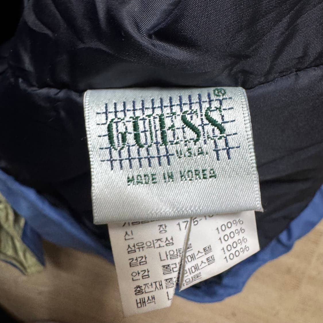 게스 올드스쿨 패딩 후드 자켓 상품이미지6