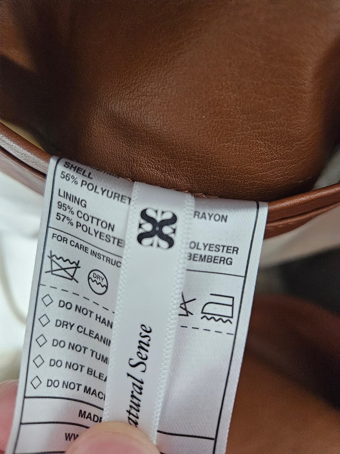 세터 피렌체 비건 레더 코트 상품이미지6