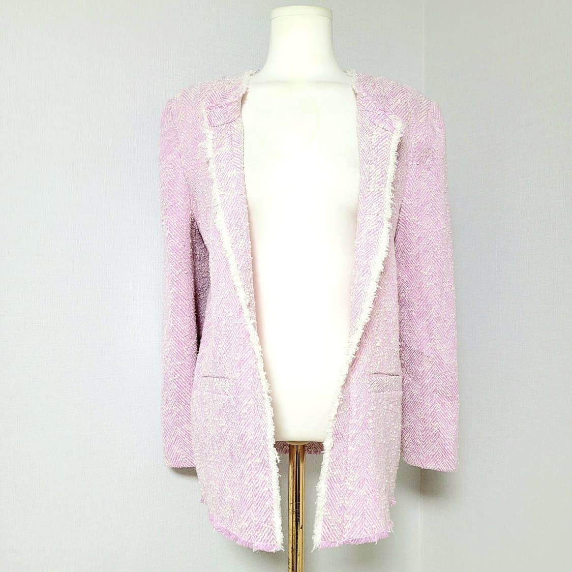 이로 IRO 오픈형 트위드 자켓 가디건 (55/표기36) 상태최상 상품이미지3