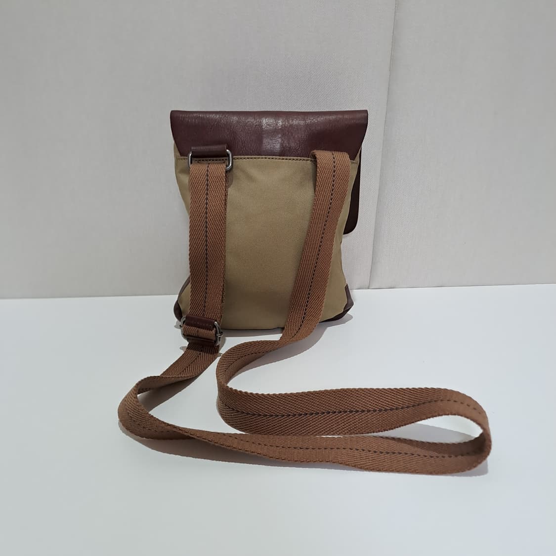 (택포) 아르마니진 가죽배색 크로스백 B621 상품이미지5