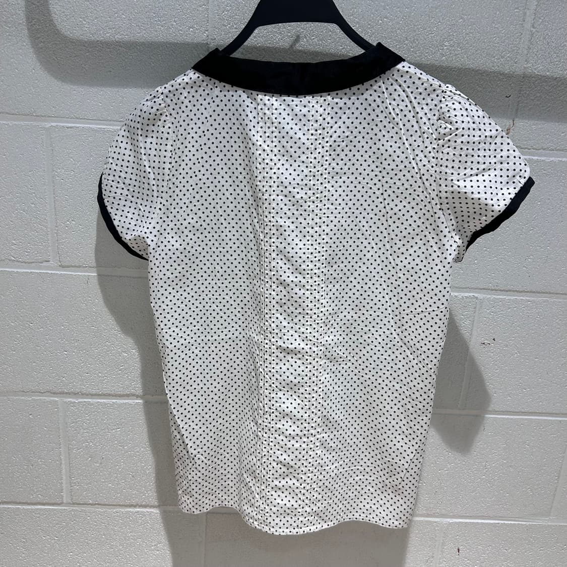 Vintage y2k Dot Cotton Shirts 상품이미지6