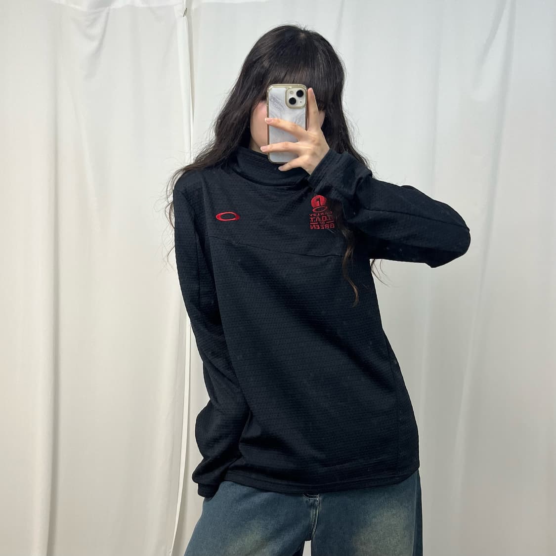Oakley black golf half zip-up  ⋆ L size  상품이미지1