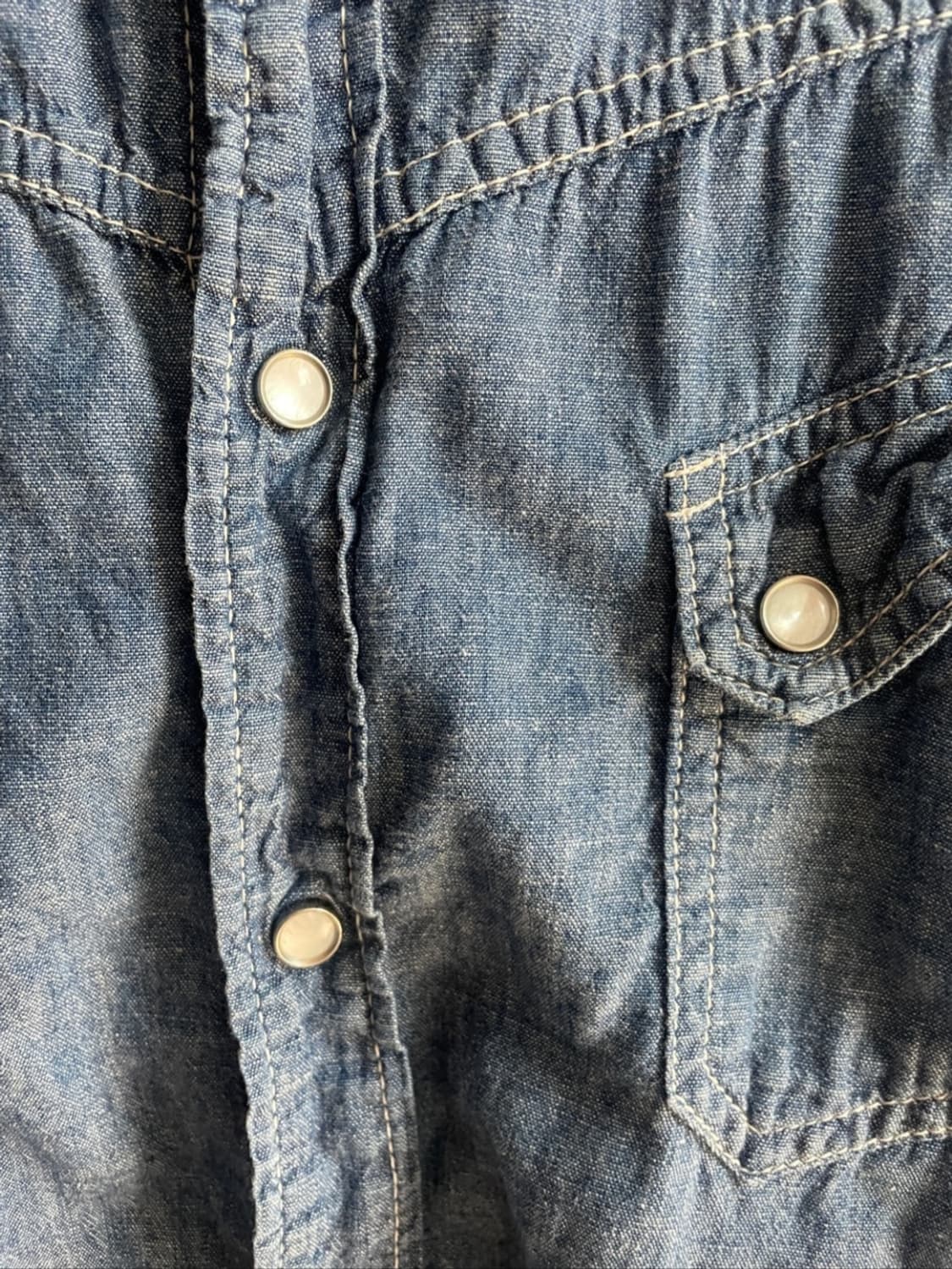 tcb jeans 랜치맨 웨스턴셔츠 샴브레이셔츠 100 상품이미지3