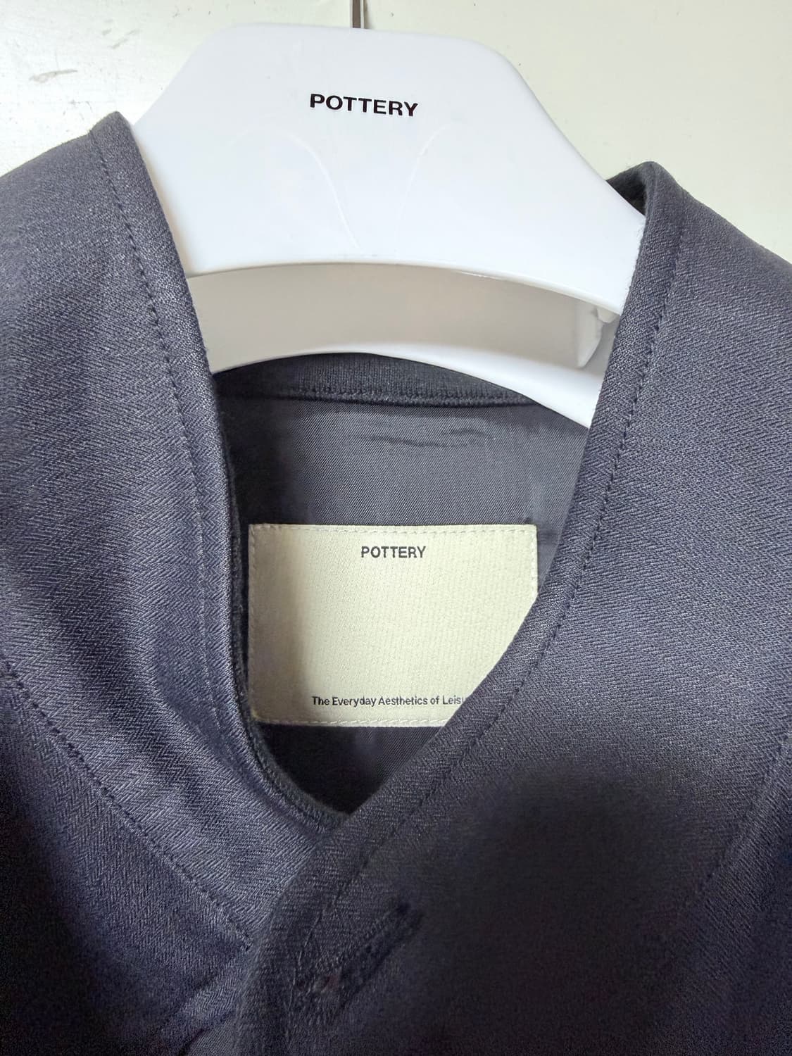 (4)포터리 루즈드 해링턴자켓 블랙 상품이미지3