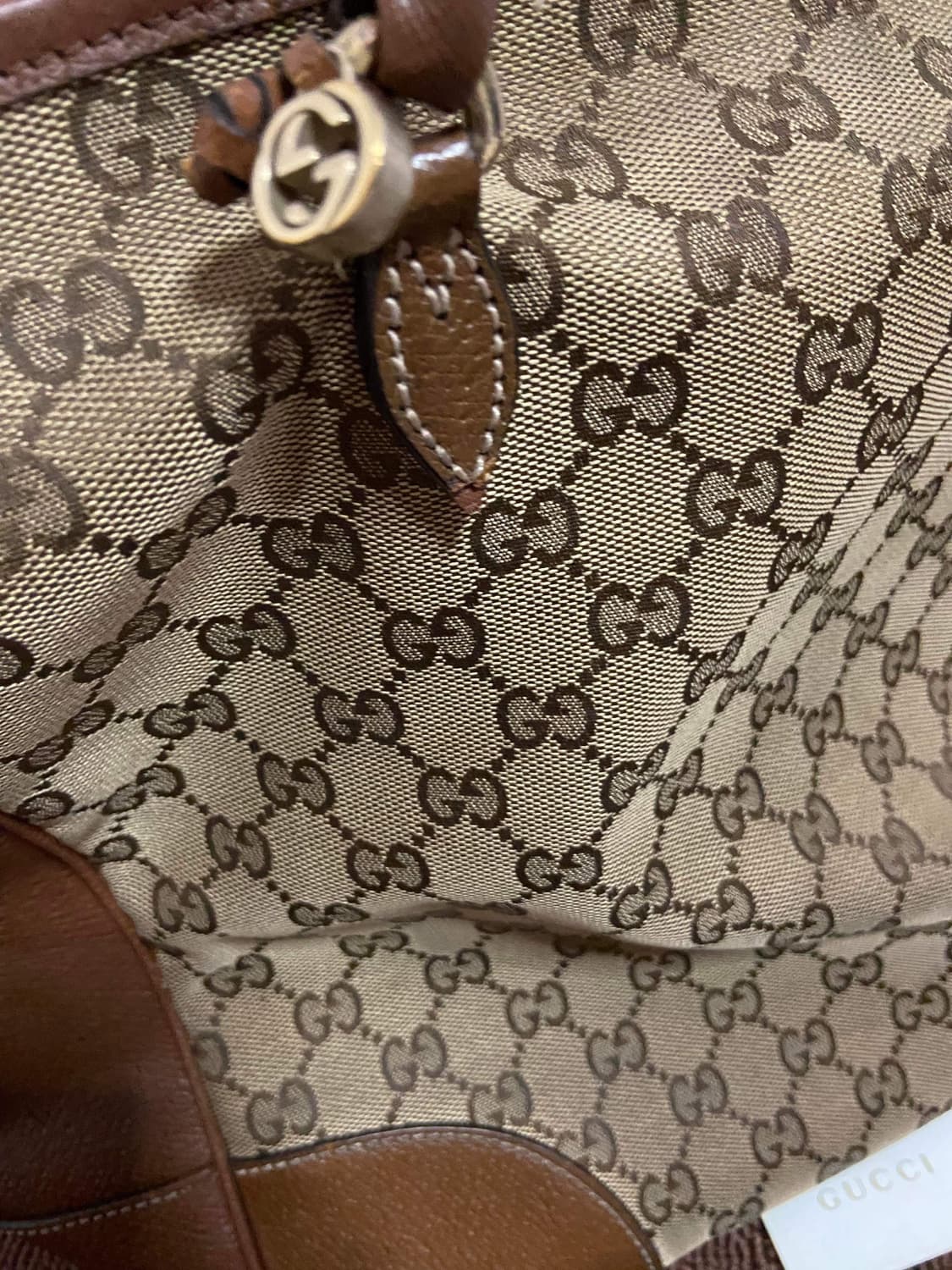 구찌 가죽 자가드 숄더백 상품이미지5