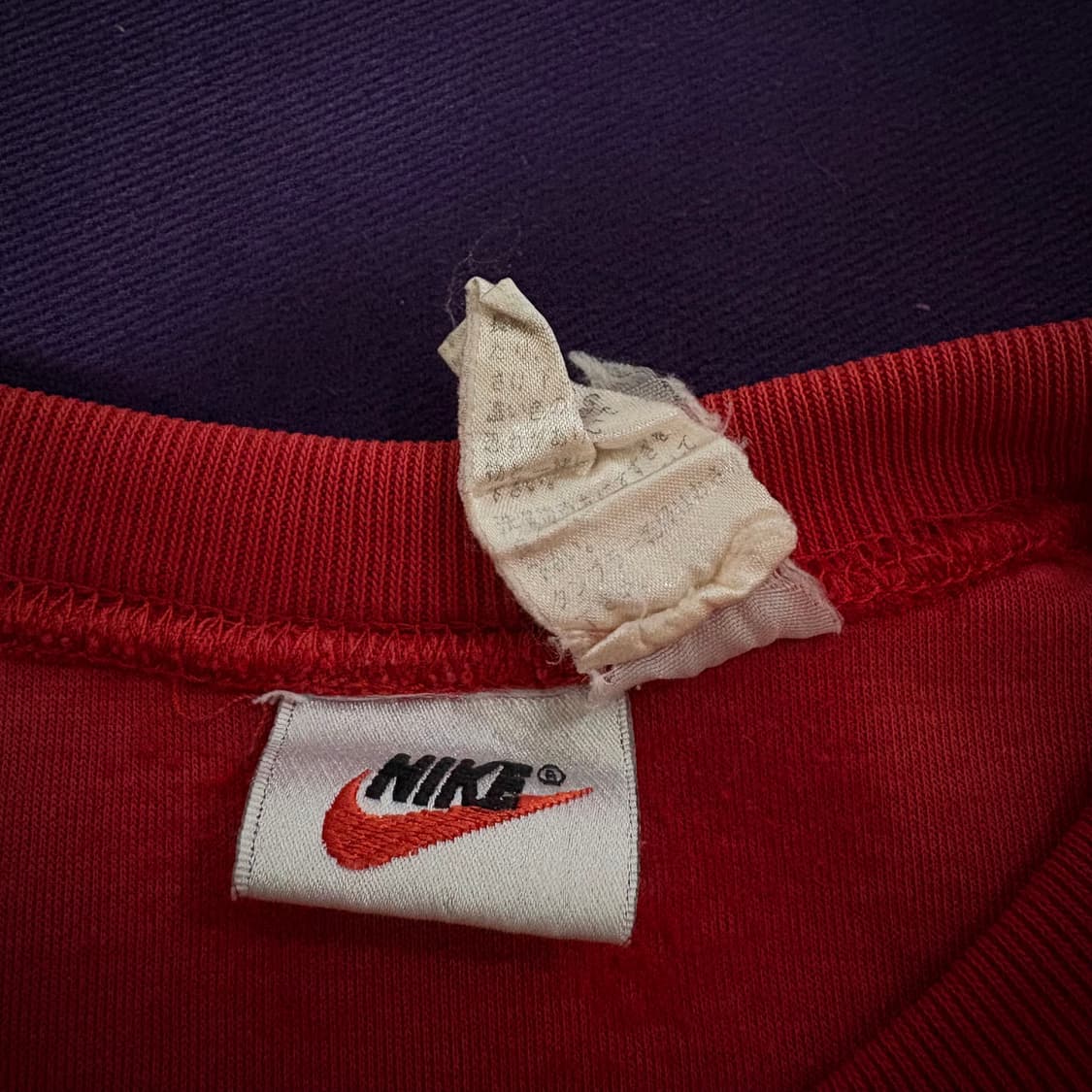 90s Nike Athletics Red Sweatshirt 상품이미지3
