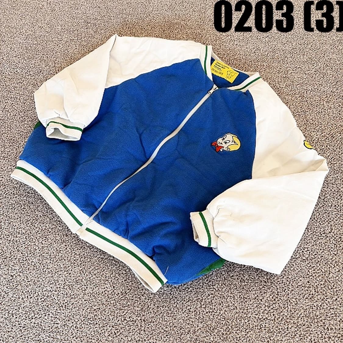 [145] 로아앤제인 키즈 리치리치 배색 나그랑 블루종 점퍼 상품이미지1