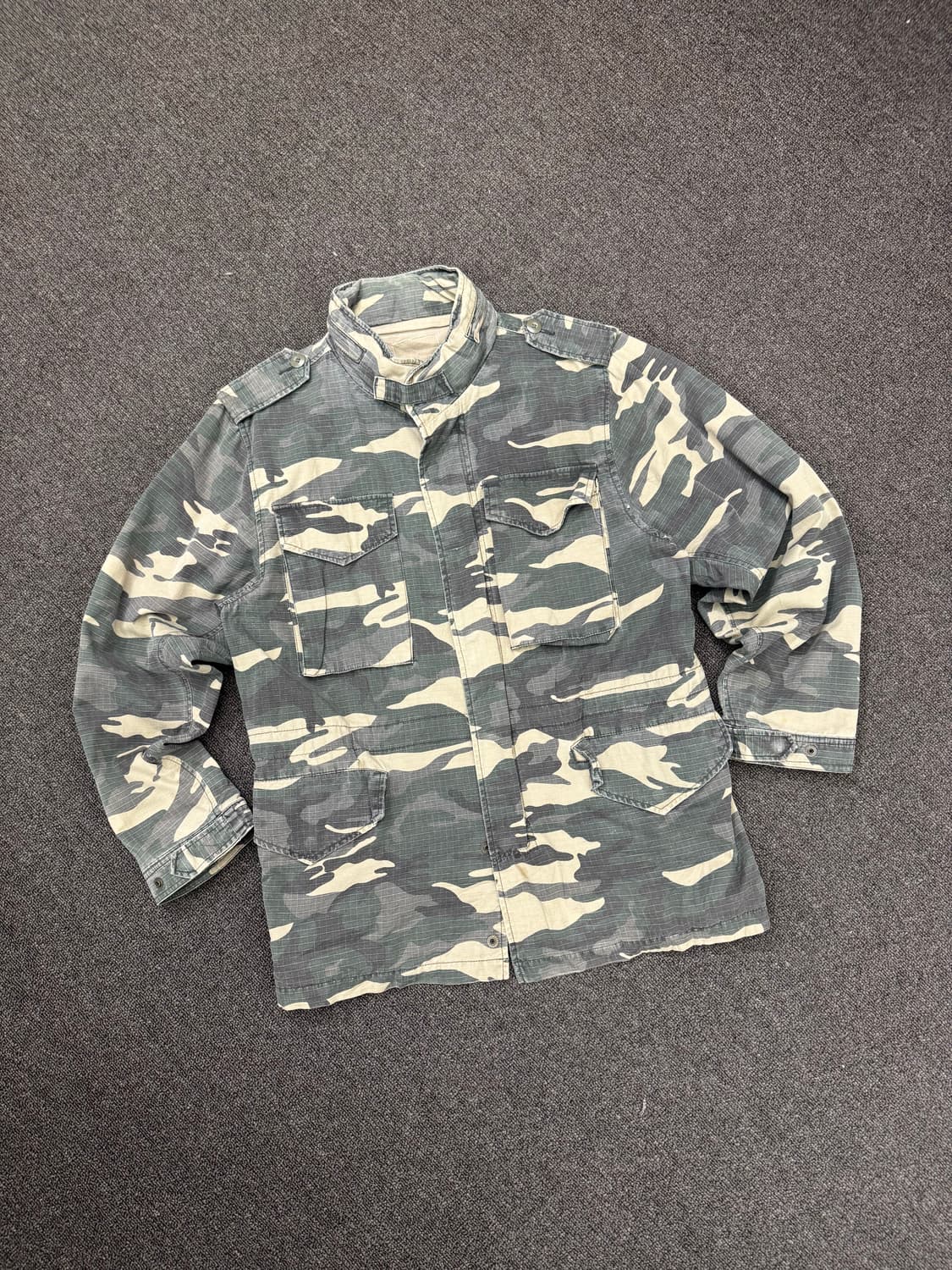 M)Japanese vintage 카모패턴 M-65 필드 자켓 상품이미지3