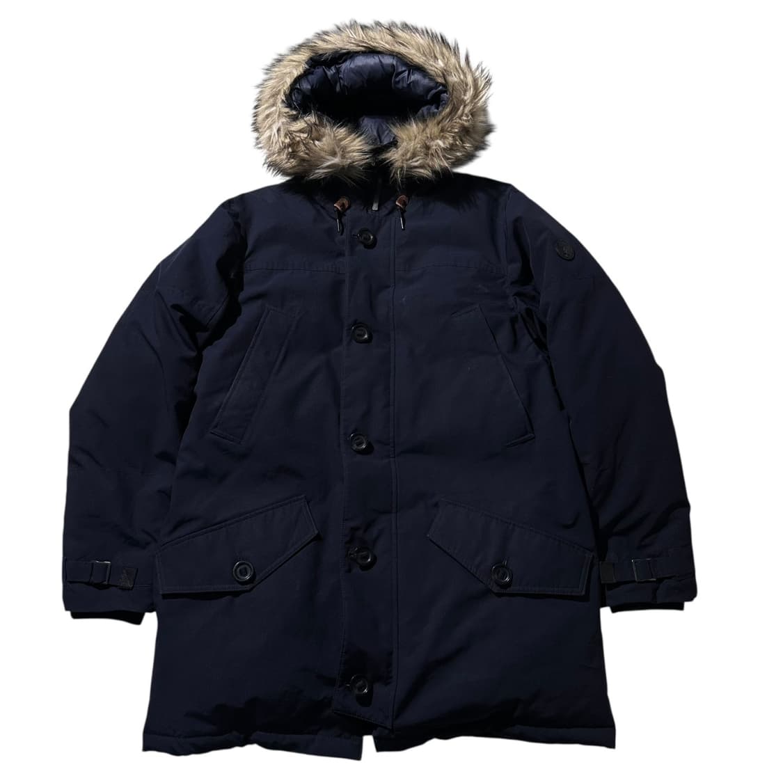 폴로 랄프로렌 사이드 로고 패치 덕다운 패딩 파카 네이비 상품이미지2