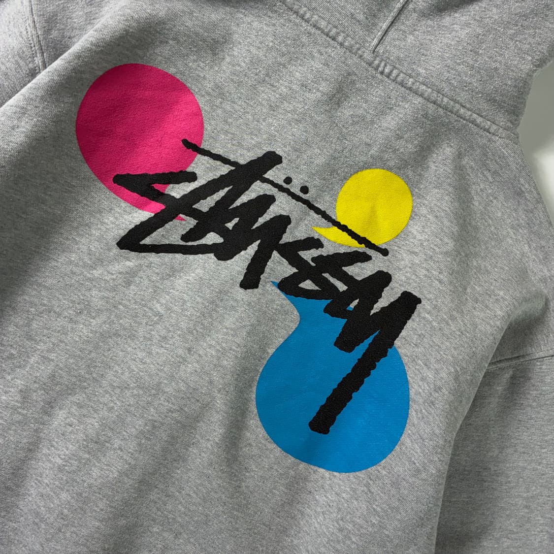 Stussy  스투시 00,s 그래픽 파커 그레이 후드집업  상품이미지5