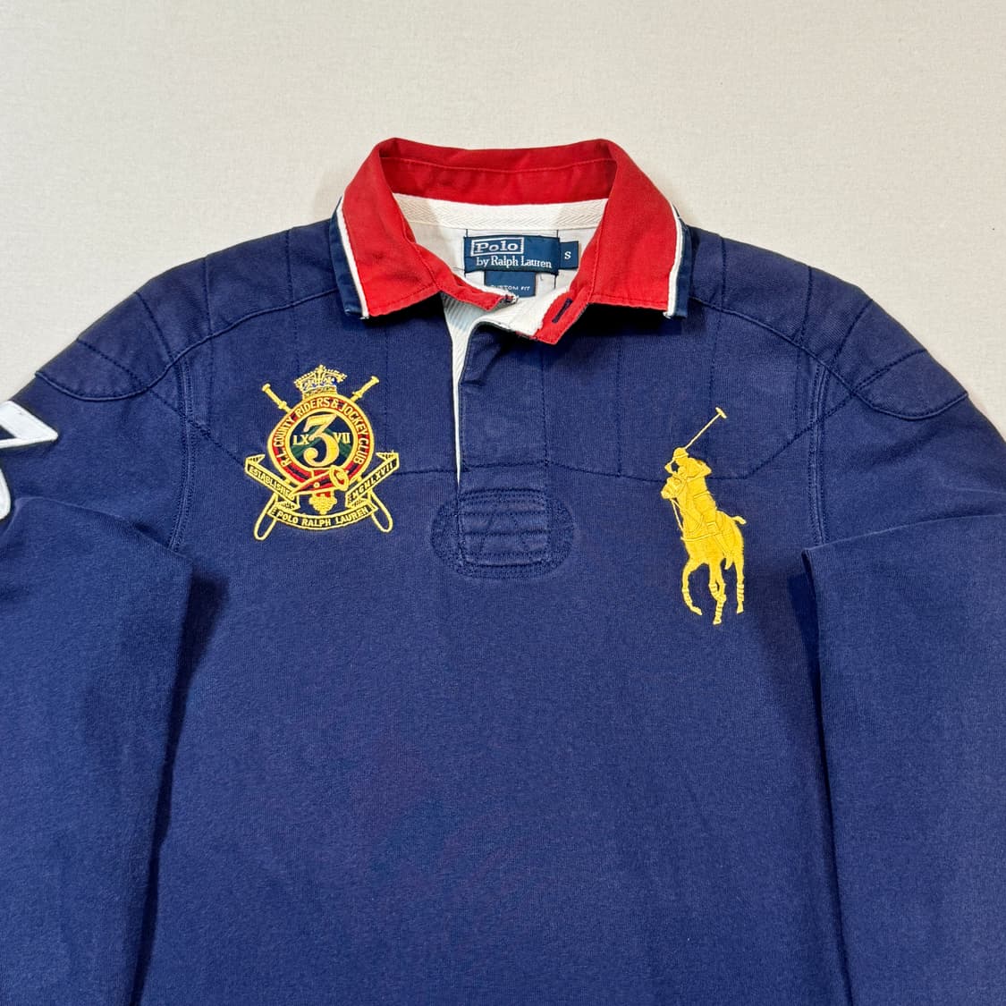 S) 폴로 랄프로렌 빅포니 럭비티 긴팔 카라티 상품이미지3