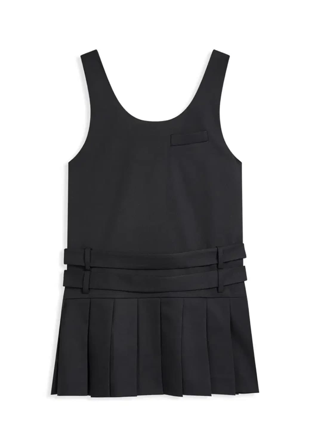 오픈와이와이 벨트 플리츠 BELTED PLEATED MINI DRESS 상품이미지4