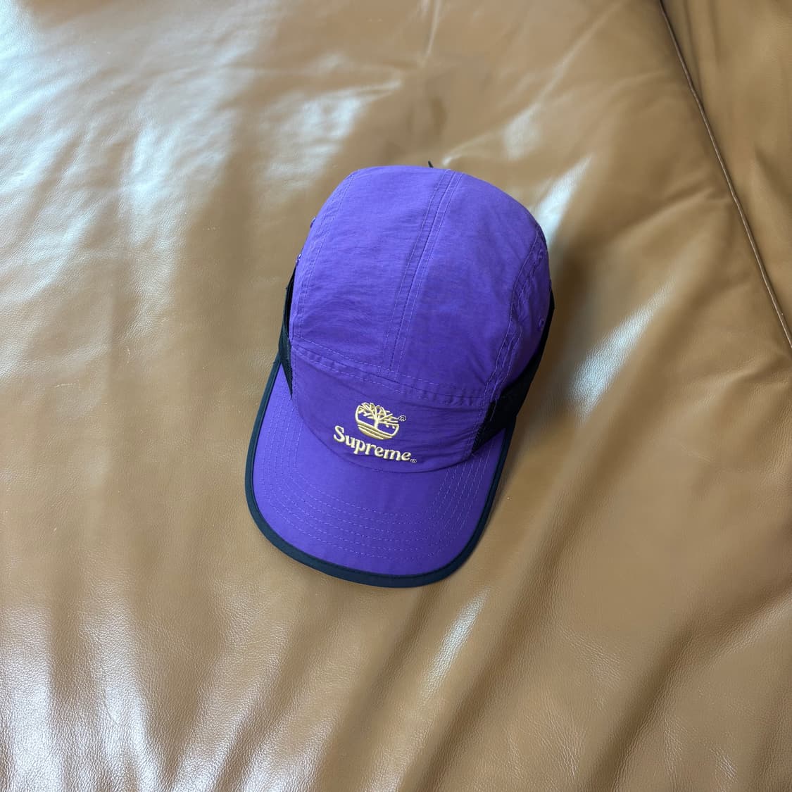 슈프림 팀버랜드 캠프캡 모자 사이드 메쉬 퍼플 상품이미지5