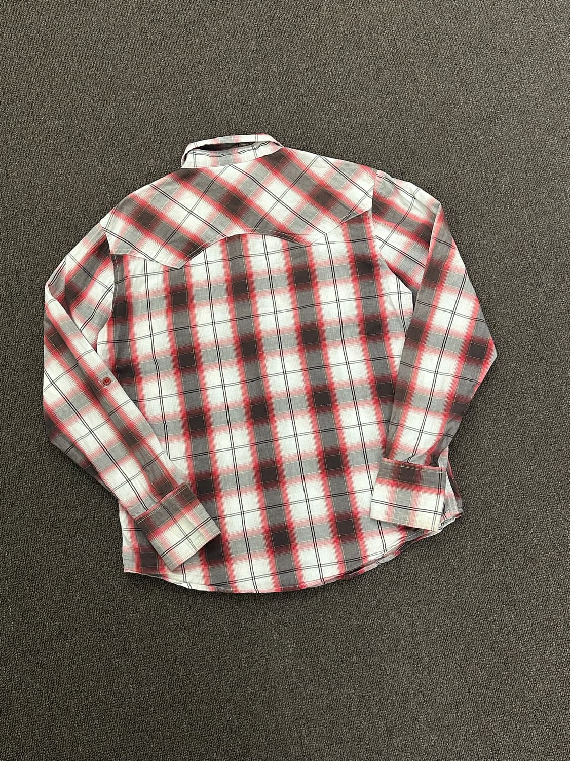 M)Oval Dice 빈티지 체크 셔츠 상품이미지4