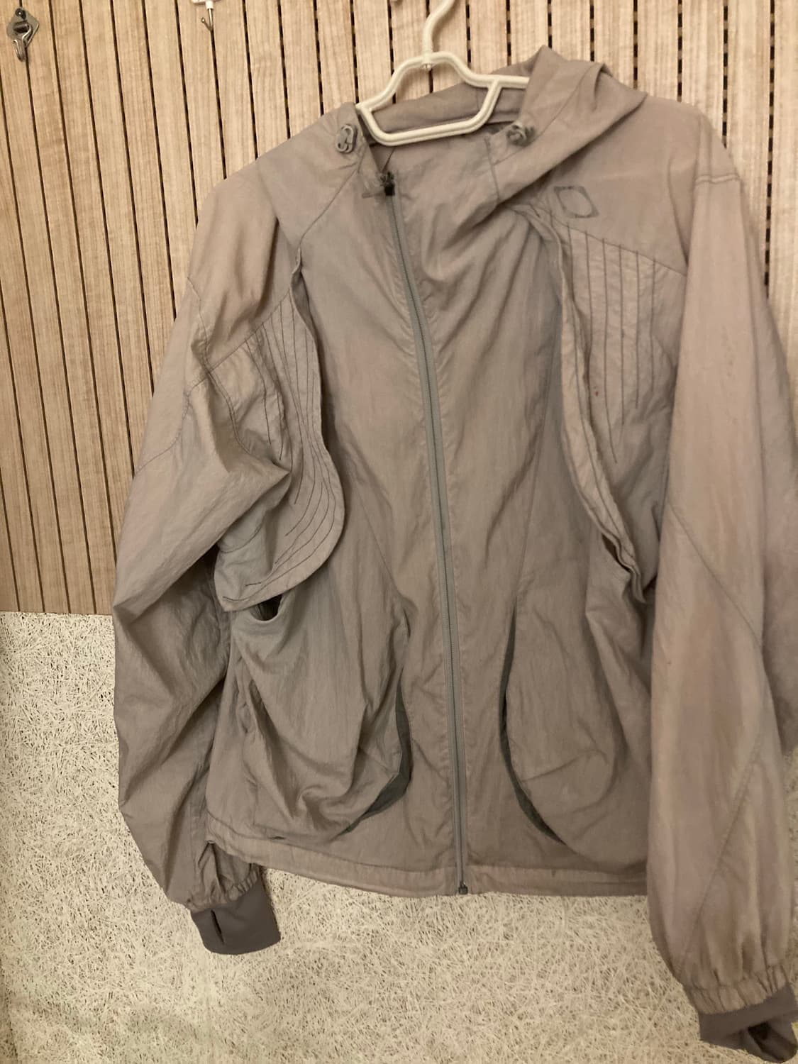 미스치프 25ss 바람막이 카키 S 상품이미지5