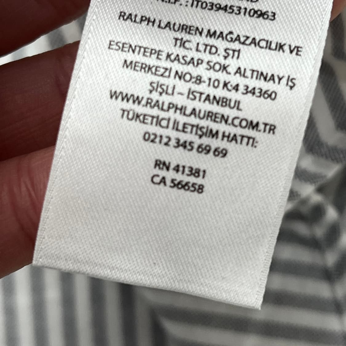 폴로 랄프로렌 스트라이프 셔츠 s10020 상품이미지6