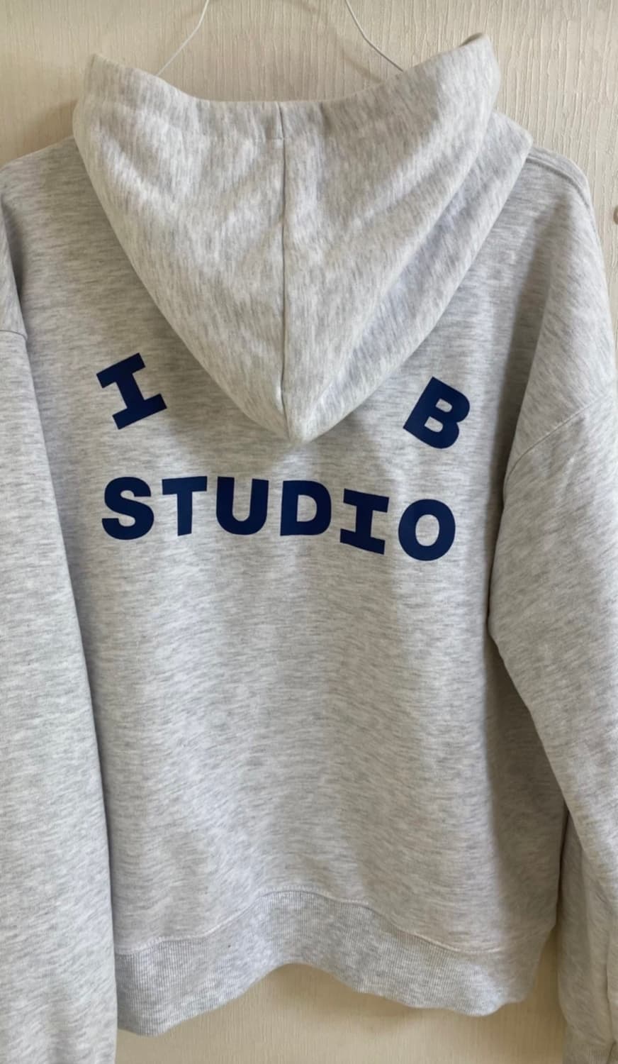 아이앱스튜디오 후드티 s 백멜란지 상품이미지1