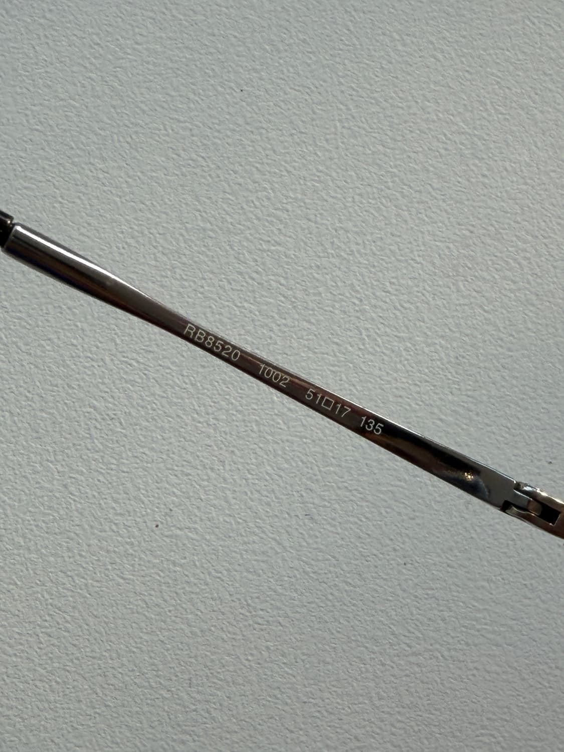 [데드스탁] 90s 올드 레이벤 Ray-Ban 티타늄 실버 안경테 상품이미지5