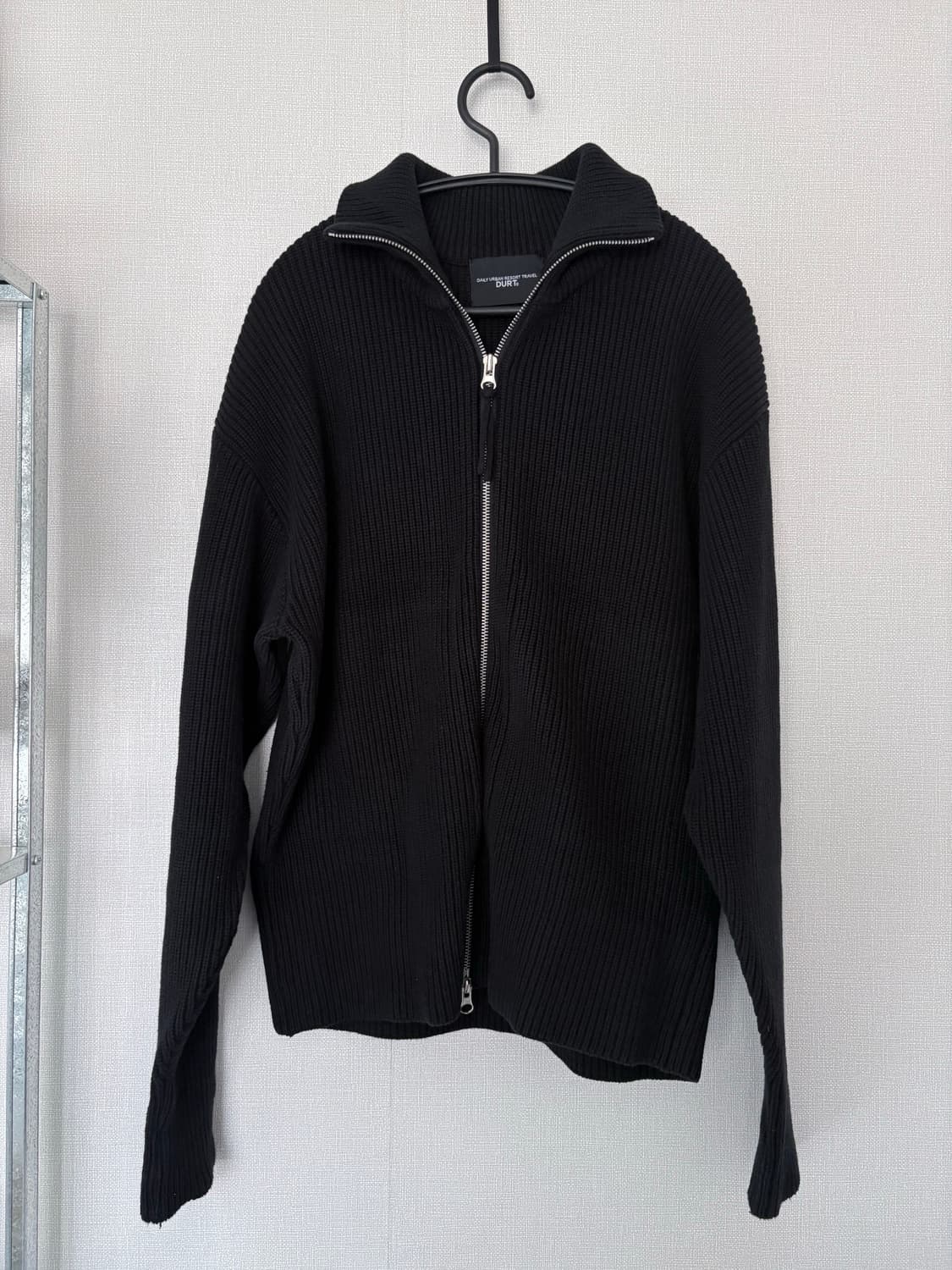 RESORT PULL ZIP UP (BLACK) 상품이미지4