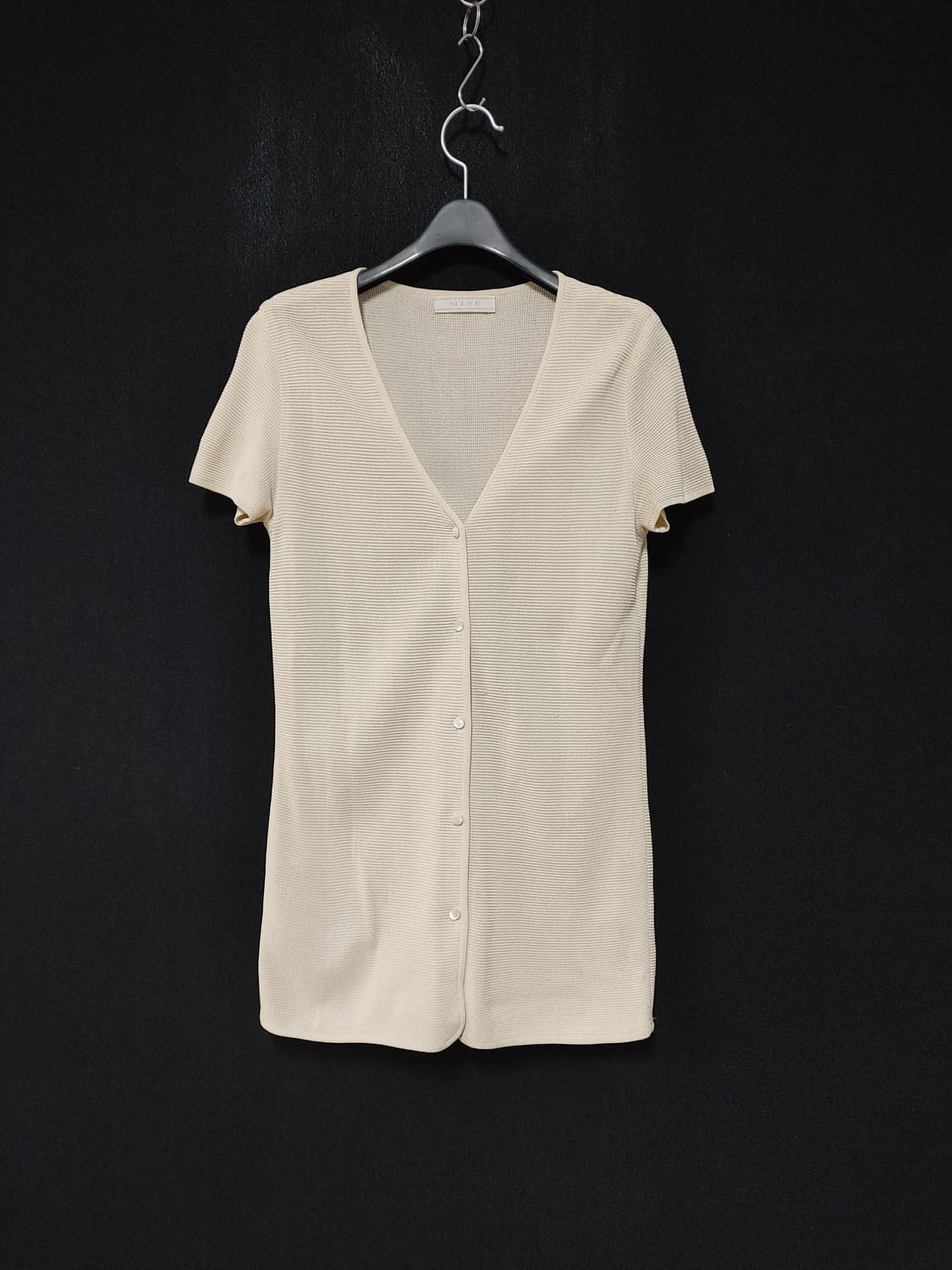 MINE 마인 여성 Y형 버튼 가디건 상품이미지1