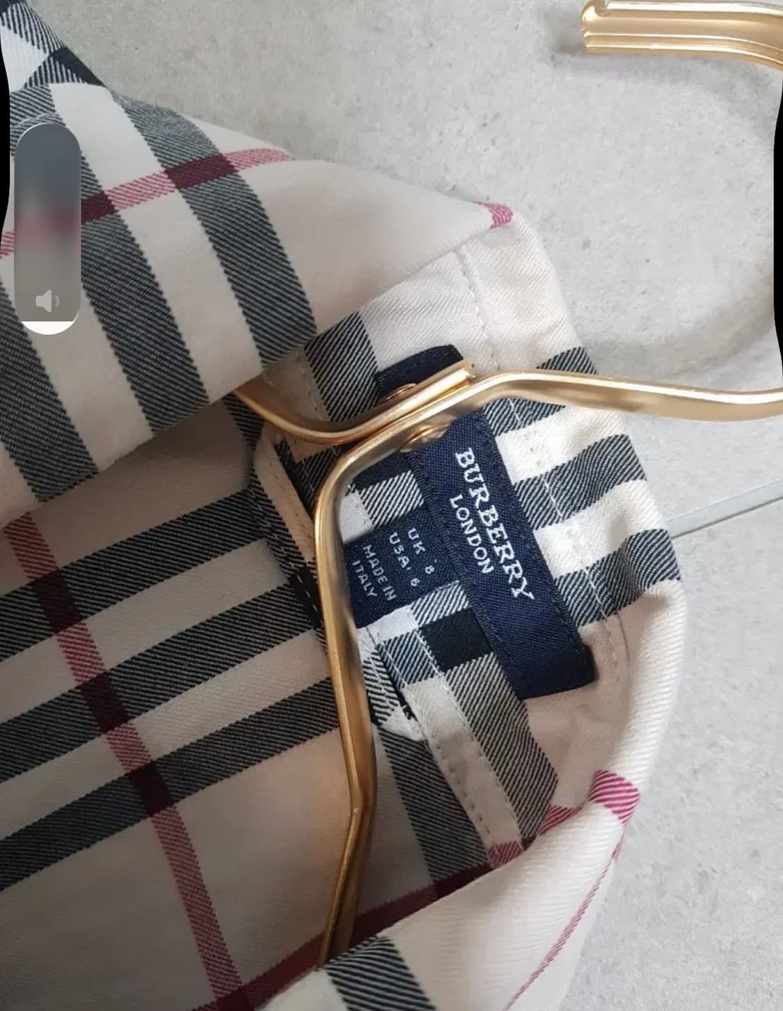 정품 버버리 채크 원피스.66. 상품이미지3