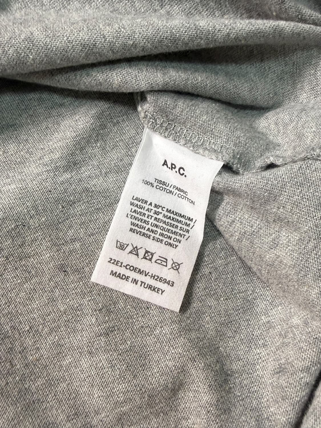 A.P.C. 아페쎄 반팔티 상품이미지6