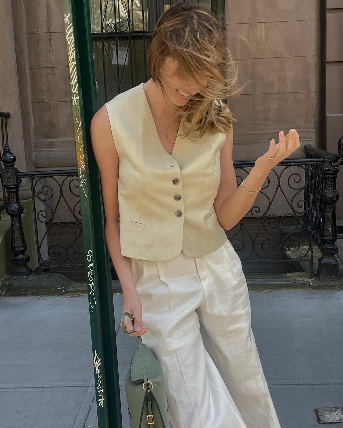 코스 COS 린넨 웨이스트코트 상품이미지1