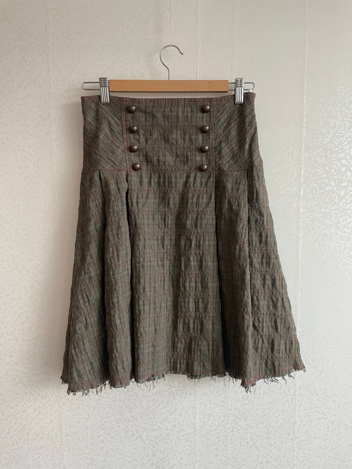 Japanese vintage pleated skirt  상품이미지1