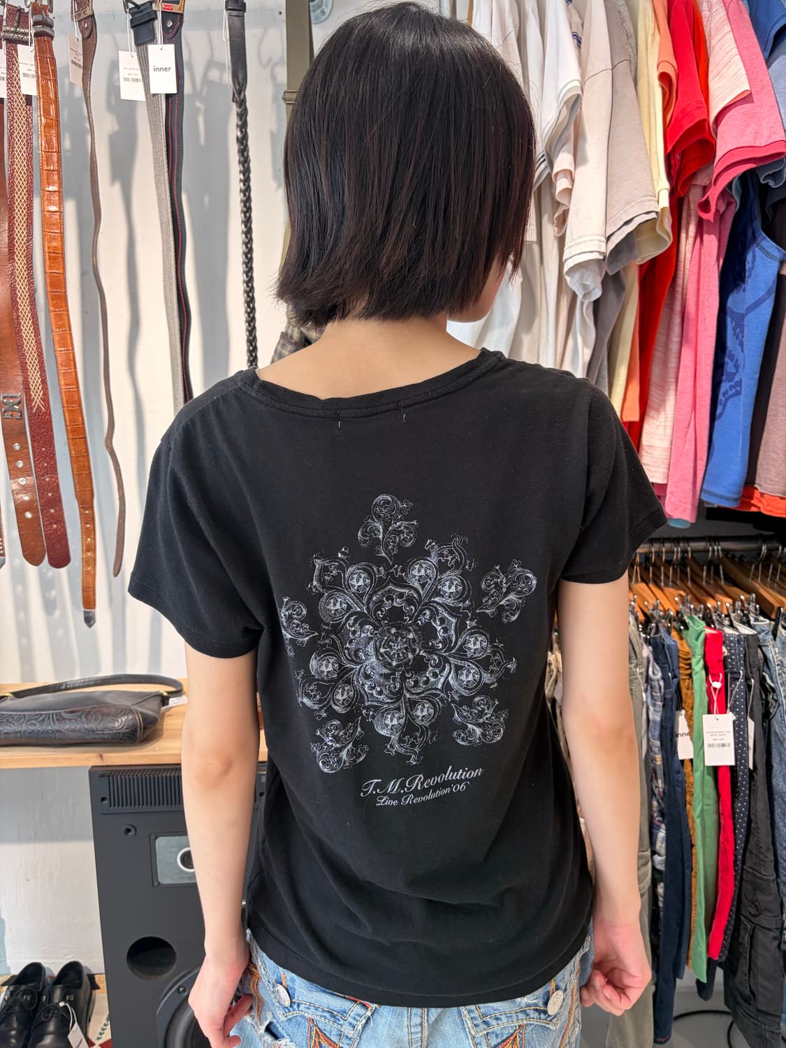 Diesel T.M.Revolution 라이브 투어 블랙 반팔 티셔츠 L 상품이미지5