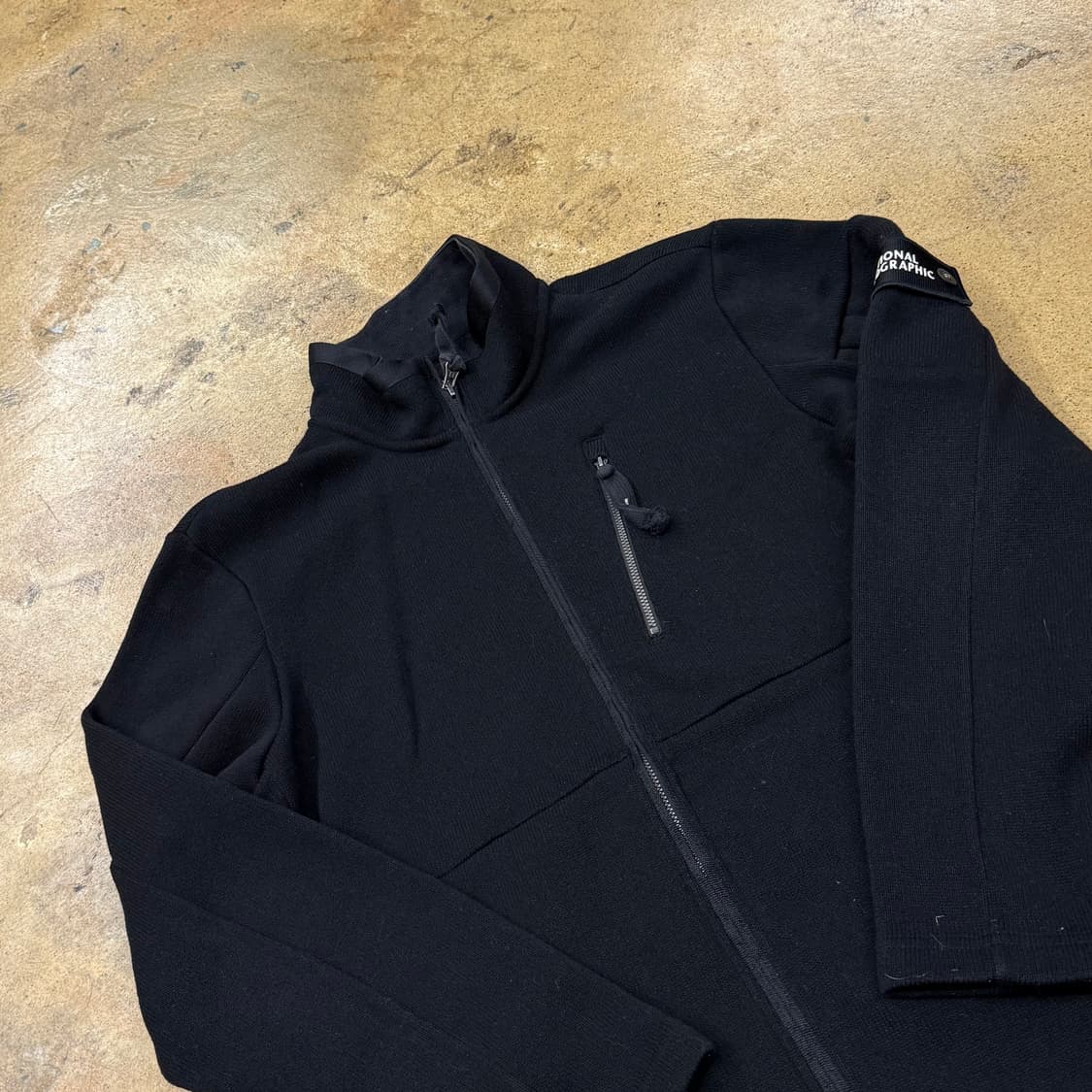 [정품/L] 내셔널지오그래픽 블랙 집업 자켓 b18 상품이미지1