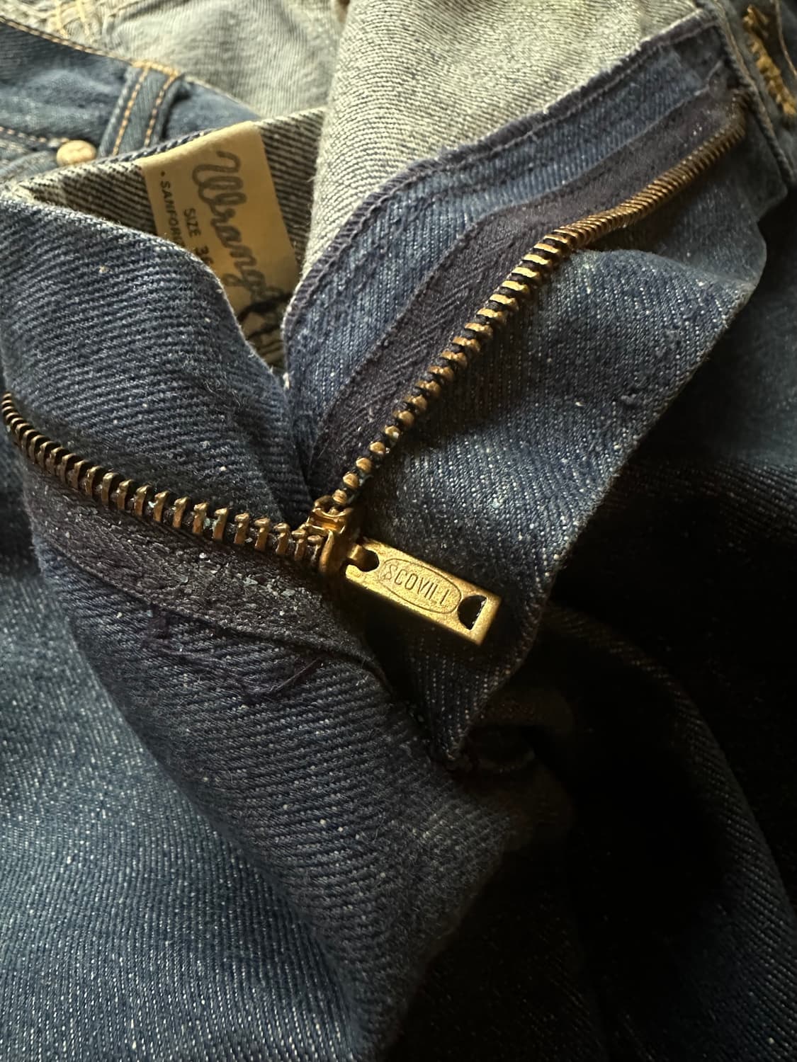 70s USA 빈티지 랭글러 13MWZ 셀비지 데님 팬츠 상품이미지5