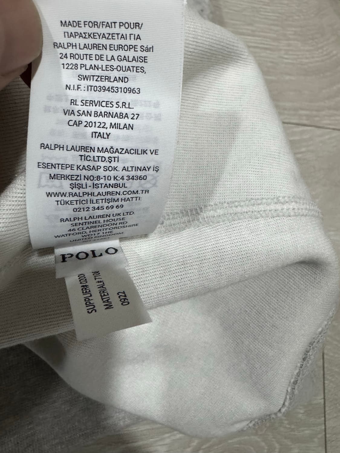 폴로 포니 로고 더블니트 스웻셔츠 맨투맨  상품이미지4