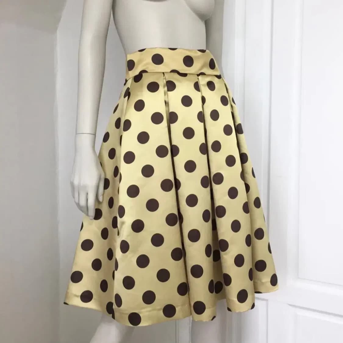 Italy made polka 도트 빈티지 스커트 상품이미지1